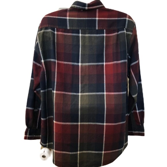 Vintage David Taylor Men's Plaid Long Sleeve Casual Button Up Collared Shirt XL - Picture 3 of 8